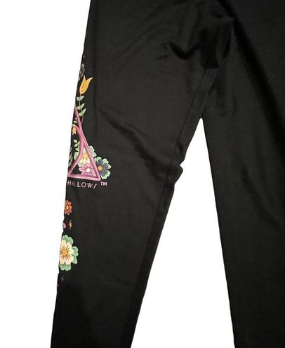 Harry Potter Deathly Hallows Floral Leggings