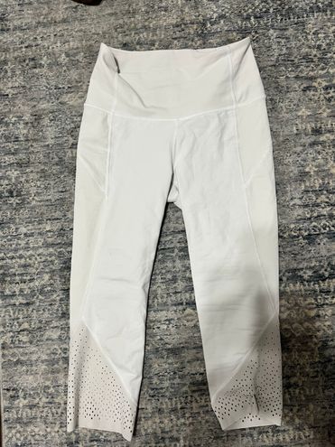 Lululemon White Anew Crop Leggings Size 6