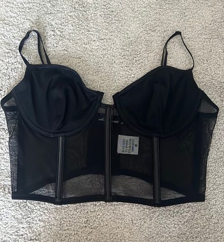 Jeanna Bustier Top In Black