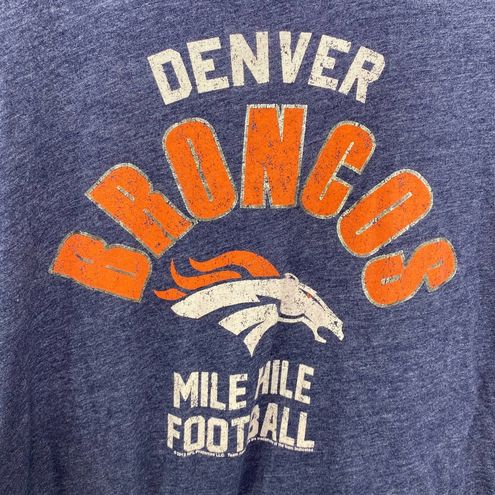 NFL Team Apparel Denver Broncos Blue Short Sleeve T-Shirt Women's Size  Large L - $28 - From Taylor