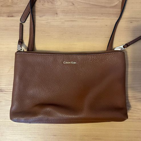 Calvin Klein Crossbody Bag Brown - $25 (86% Off Retail) - From