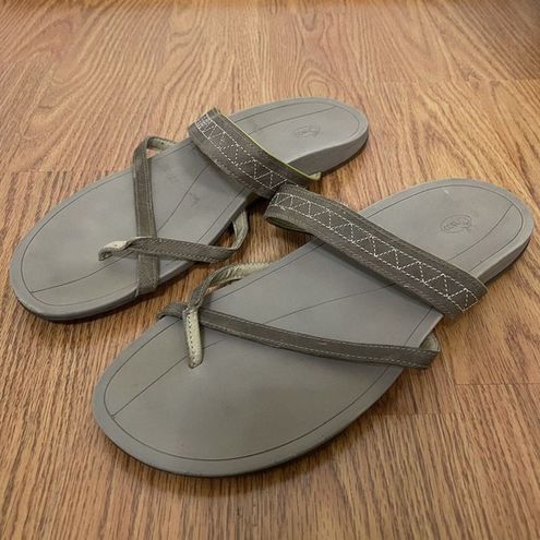 Chacos CHACO tan deja slip on flat sandals size US 12 j106874