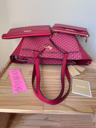 Michael Kors 3 In 1 Tote Red - $265 (60% Off Retail) New With Tags - From  Sarah