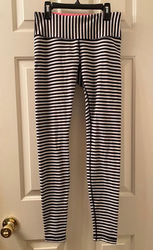 Lululemon Wunder Under Pant - Narrow Bold Stripe Black Angel Wing