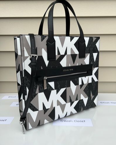 Michael Kors MK Kenly Large Logo Tote Bag - Black Multi - $219 (56% Off  Retail) New With Tags - From Kash