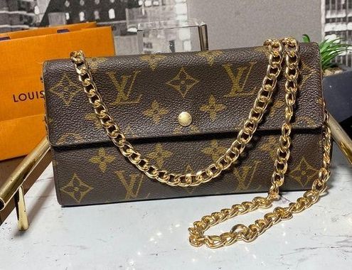 Louis Vuitton, Bags, Authentic Louis Vuitton Monogram Long Sarah Wallet