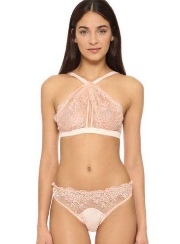 Mimi Holliday S Twist Halter Neck Bra Peach Bralette Damaris Lace Lingerie  Sexy - $89 New With Tags - From Jessica