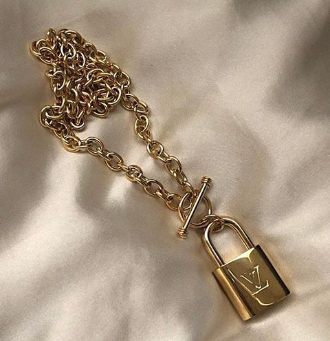 Louis Vuitton Lock Necklace Gold - $188 New With Tags - From Venessa