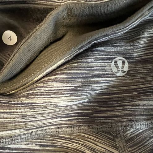 Lululemon Wunder Under Crop (Hi-Rise) - Space Dye Camo Seal Grey