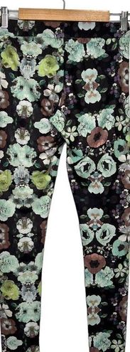 H & M Floral Stretch Yoga Full Workout Casual Lounge Leggings