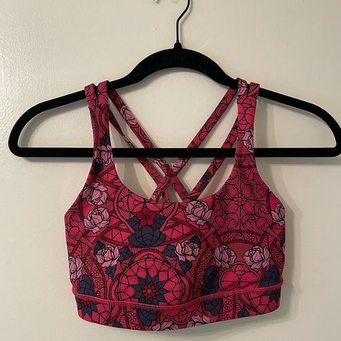 Lululemon Energy Bra - Prisma Multi Guava Lava Boom Juice - lulu