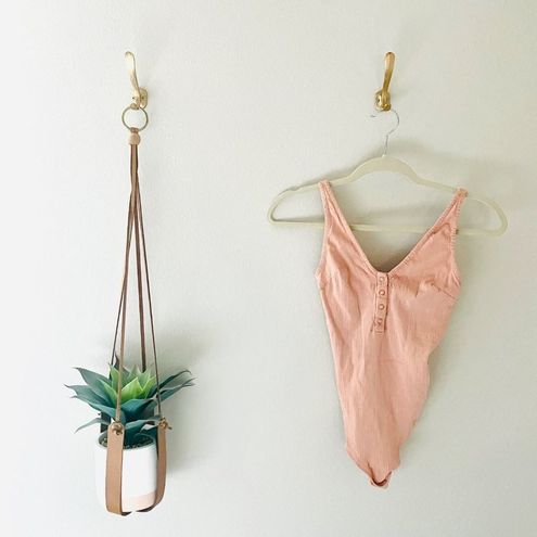 Free People Larissa Bodysuit In Pink