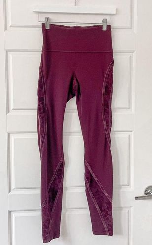 Lululemon Wunder Under High-Rise Tight Flocked 28 Leggings Dark Adobe Size  4 - $91 - From Hope