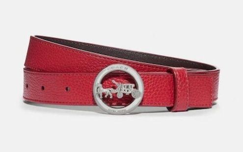 NWT Coach women's Horse and Carriage BUCKLE BELT 25mm