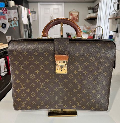 Louis Vuitton Monogram Serviette Fermoir - Brown Briefcases, Bags