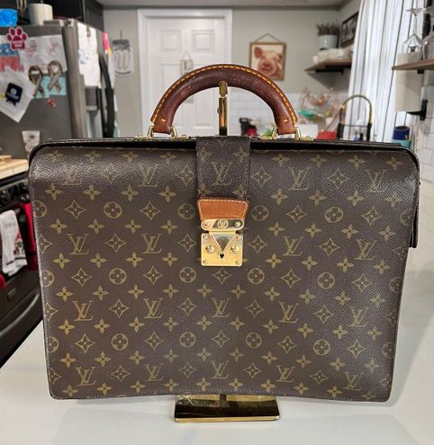 LOUIS VUITTON Vintage Fermoir Monogram Briefcase / Doctor Bag