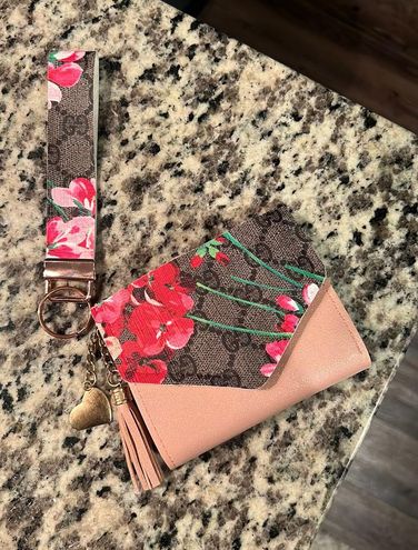 Upcycled Designer Wallet & Keychain - $45 New With Tags - From KadesKustoms