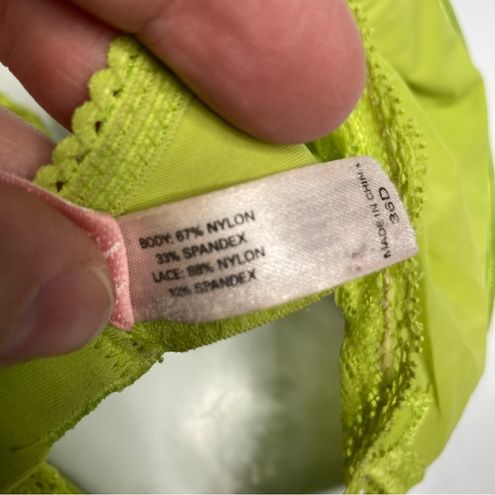 Victoria's Secret green sheer very sexy bra size 36D - $32 - From Nifty