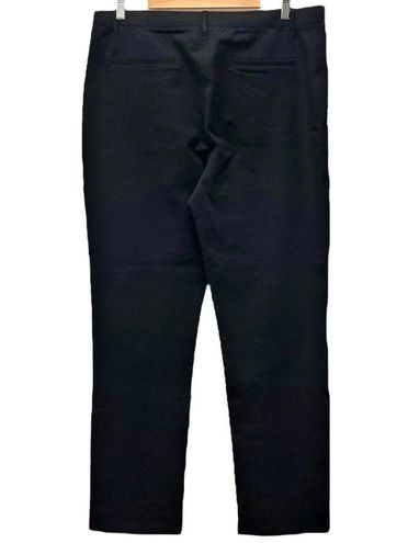 Quince Ultra-Stretch Ponte Pocket Straight Leg Pant Small Black NWOT