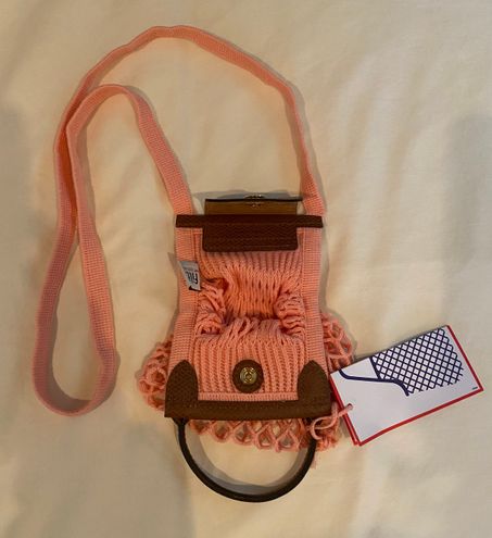 Longchamp Le Pliage Filet XS Knit Crossbody Bag Pink - $73 (41% Off Retail)  New With Tags - From Sydney