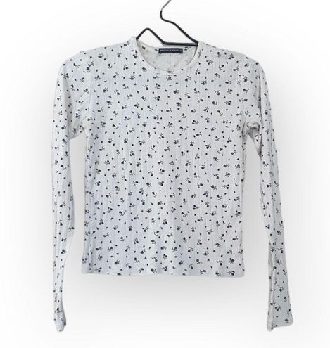 BLUE FLORAL RARE BRANDY MELVILLE TOP FROM FLORENCE