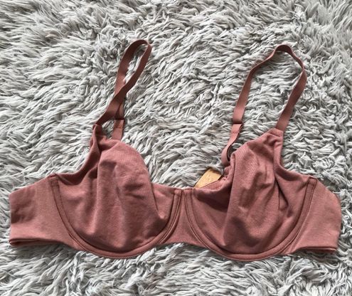 SKIMS Fits Everybody Unlined Underwire Bra In Rose Clay 40C Size 40 C - $60  New With Tags - From Matilda