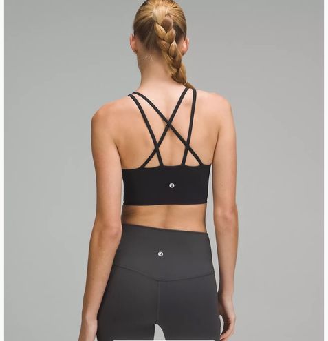 Lululemon Like A Cloud High Neck Long Line Bra B/C 6 Brown - $50