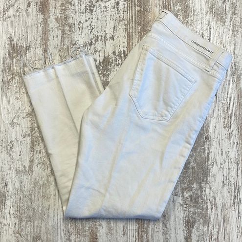 Current/Elliott 27 // Current Elliot The Cropped Straight Sugar With ...