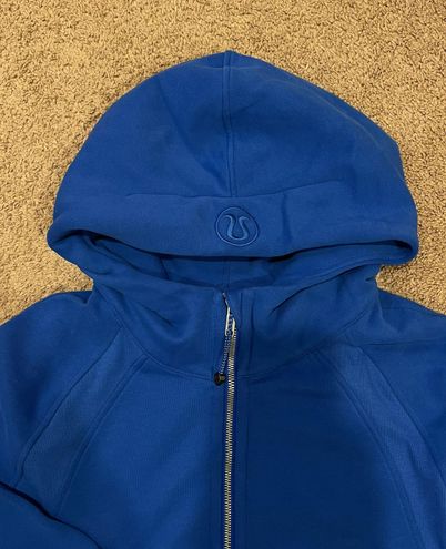 Lululemon Blazer Blue Tone Quarter Zip Scuba Hoodie Size 1X