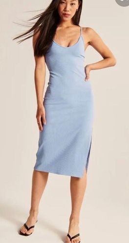 seamless knit midi dress