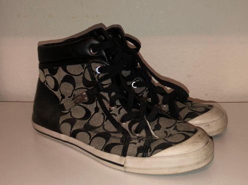 coach high top sneakers