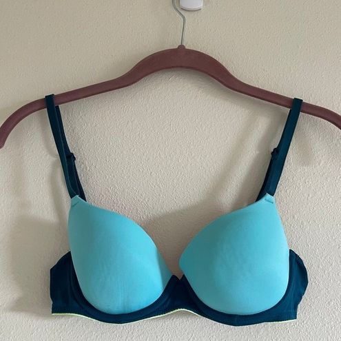 Victoria's Secret Victoria secrets pink bra size 32B blue - $10 - From shana