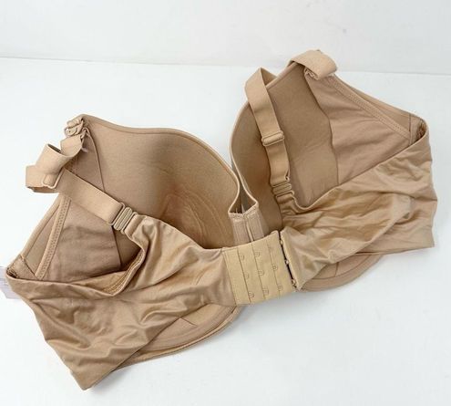 Auden Nursing Lightly Lined T Shirt Bra Tan Size 40C - $13 New