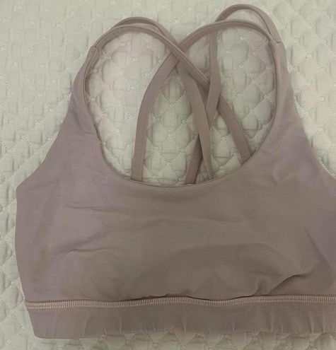 Lululemon light pink sports bra size 4