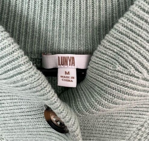 Lunya Cozy Cotton Silk Pocket Henley green medium - $133 - From J