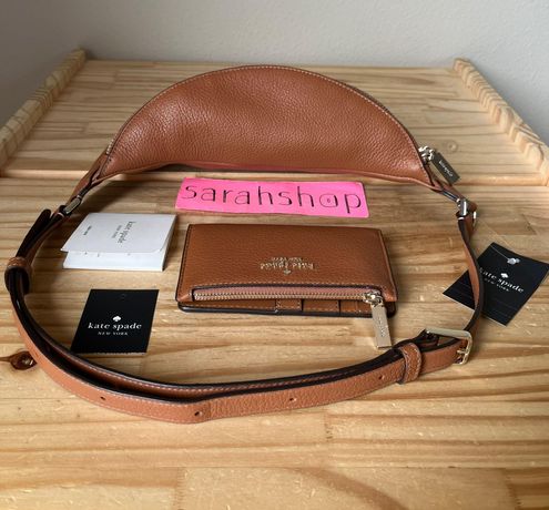 Kate Spade Bags | Kate Spade Leila Belt Bag | Color: Brown/Gold | Size: Os | Comein_Clutch's Closet