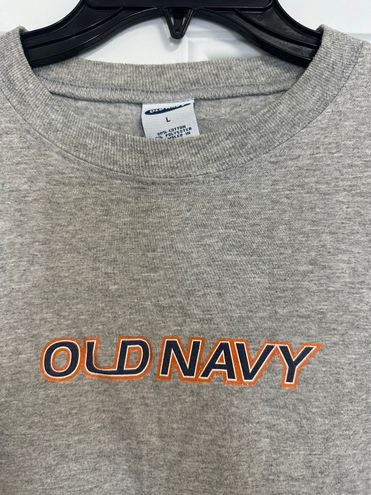Old Navy Mens Size 2X Gray Vintage T Shirt Short Sleeve