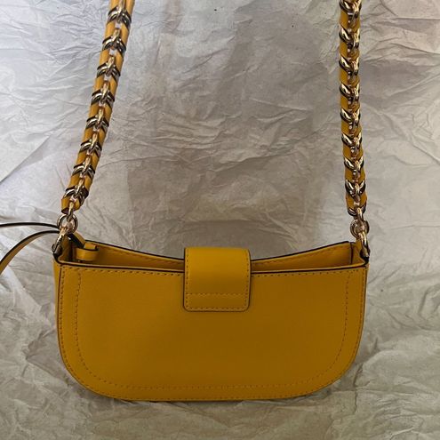 Michael Michael Kors Carmen Extra Small Pouchette Shoulder Bag, Yellow:  Handbags