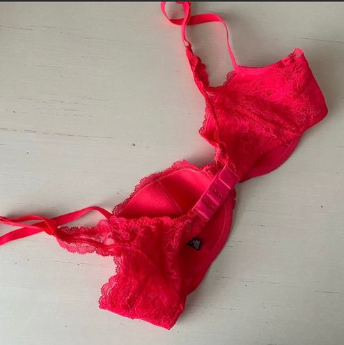 Victoria's Secret NWOT 34C lace lattice red balconette bra Size 34 C - $36 ( 34% Off Retail) - From Kyrah