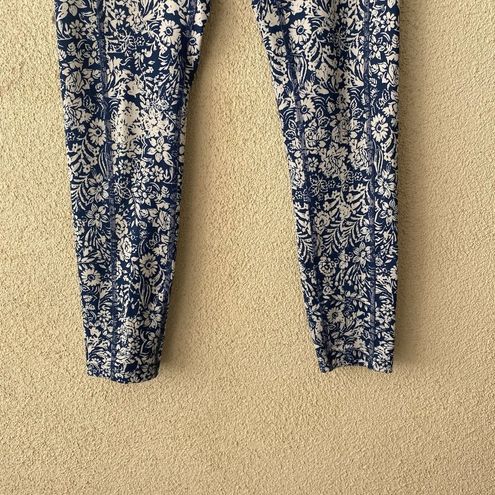 Free People Movement Womens Pants Blue High Rise Sunny Bandana Leggings  Small