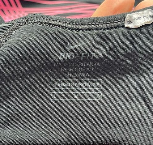 Nike Pro Hyper Classic Black Pink Sports Bra Size Medium - $25