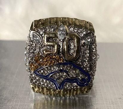 NFL Denver Broncos Superbowl ring Silver - $29 (75% Off Retail