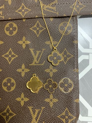 Louis Vuitton Recycled Clover Pendant Necklace Gold - $68 - From