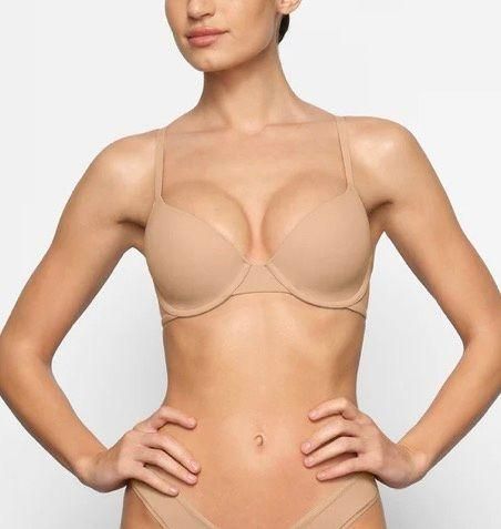 Buy SKIMS Beige After Hours Bra - Ochre At 44% Off