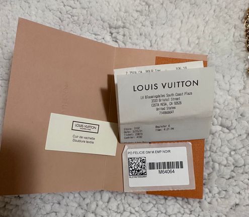 Louis Vuitton Black Felicie Pochette - $1450 (10% Off Retail) - From Lee