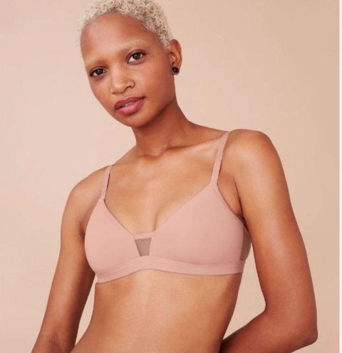 Pepper FeelGood Wirefree T-Shirt Bra Sienna Rose Size M - $40 - From  Caroline