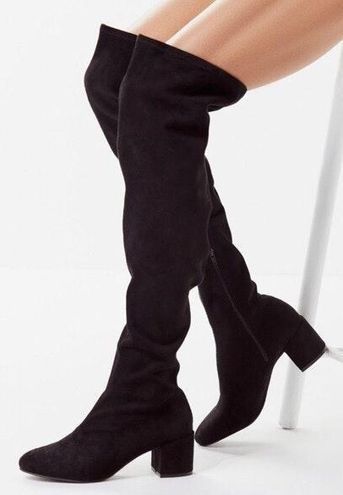 urban outfitters over the knee boots