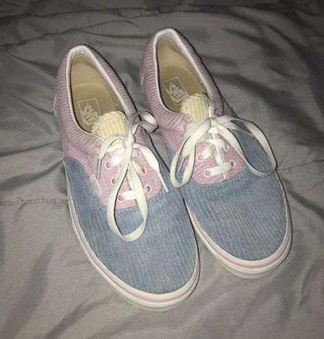 heilige diep oppervlakte Vans Era Corduroy Colorblock Skate Shoes Blue Size 7 - $25 (37% Off Retail)  - From Kaylin