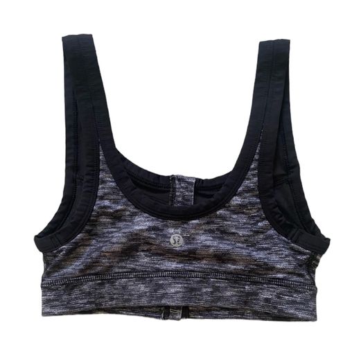 Lululemon zippered sport bra size 2 Gray - $22 - From Karen