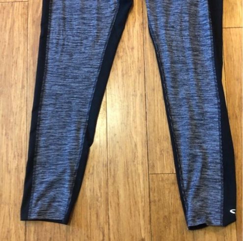 Champion DuoDry Black and Grey Heathered Leggings Size XL - $16